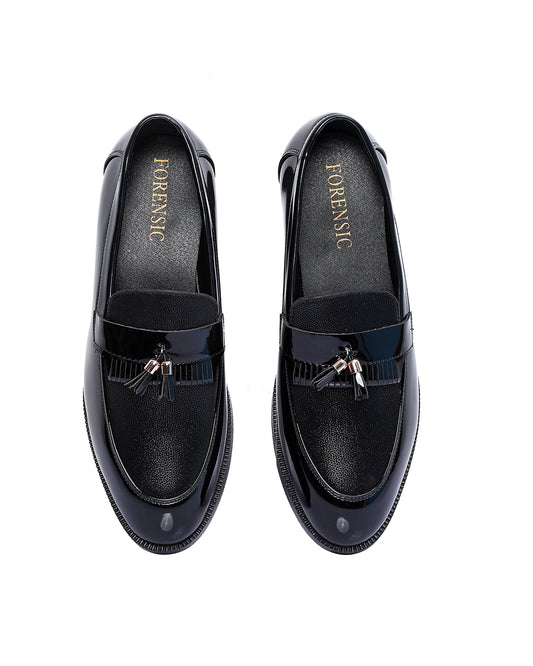 Moccasins Black Shoes For Men Party Wear