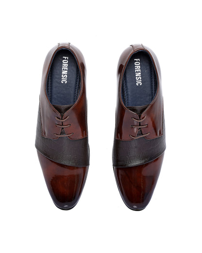 Men Classic Dual Tone Wedding Oxford Shoes