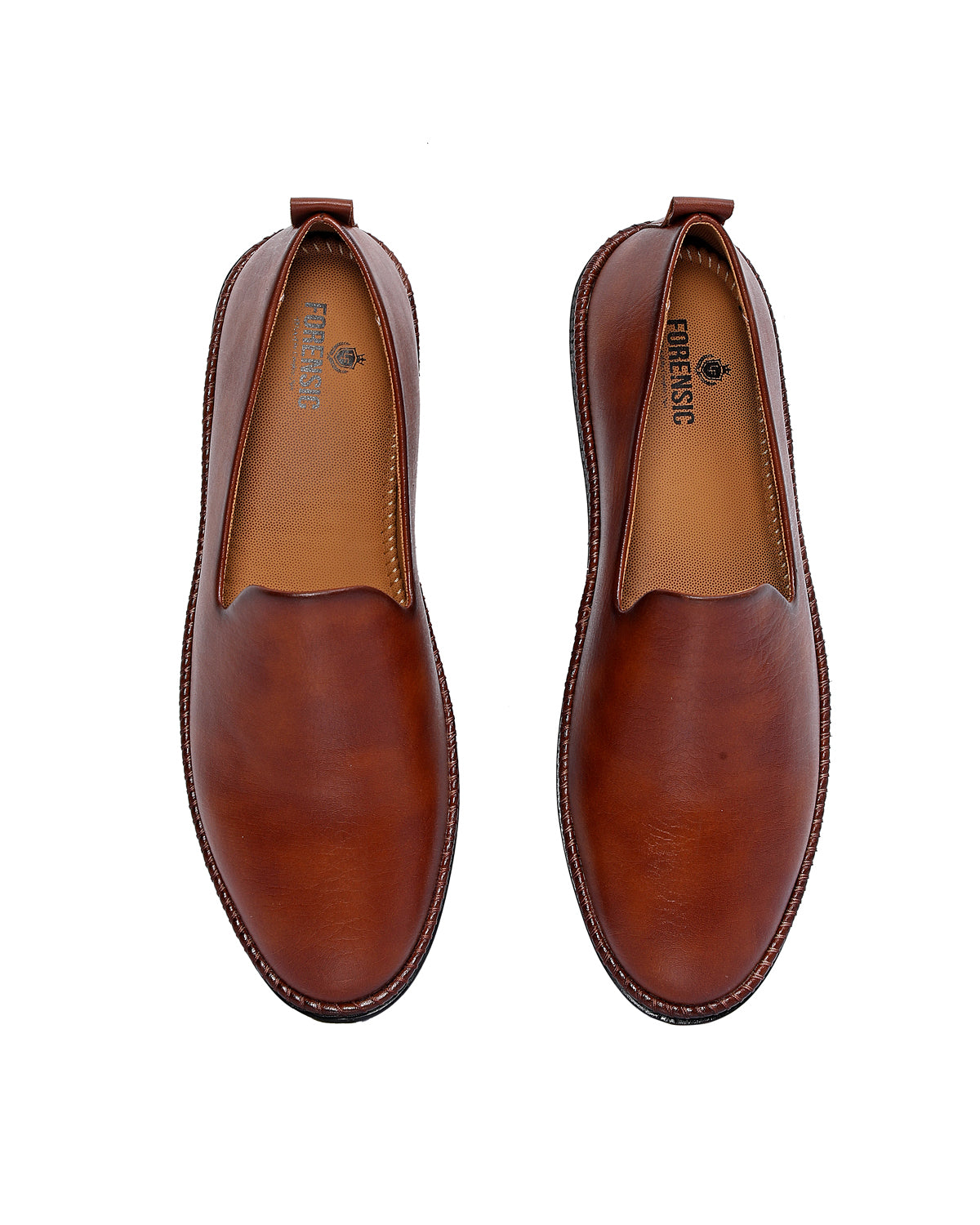 Loafer Slip-on Shoes - Tan