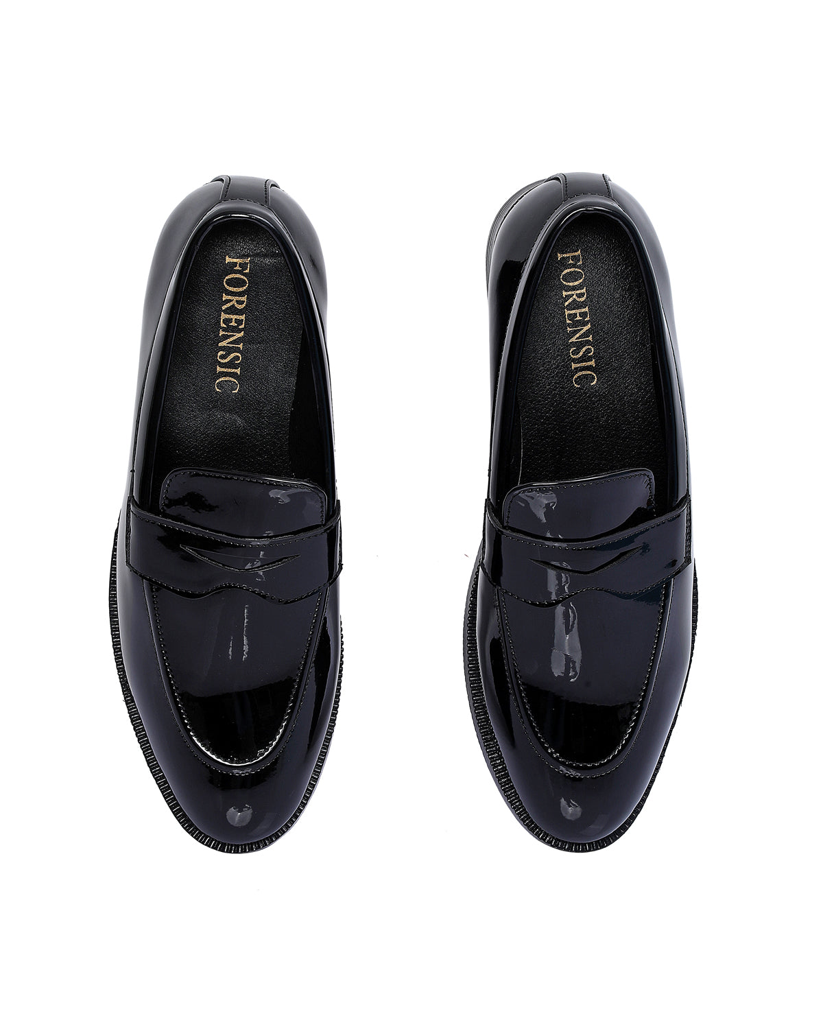 Classic Patent Penny Loafer In Black
