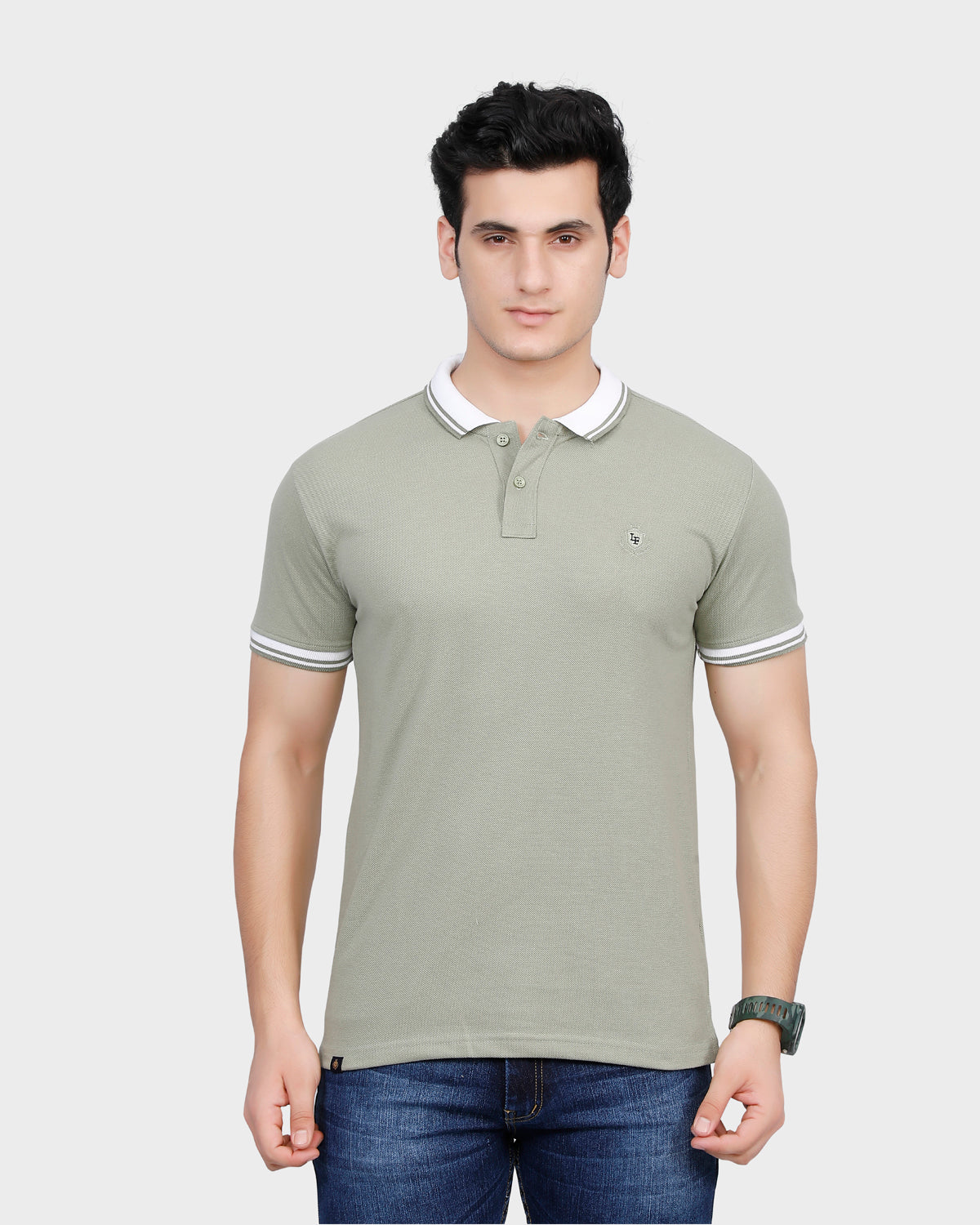 Forensic Logo Solid Classic Polo T-Shirt - Pista Green