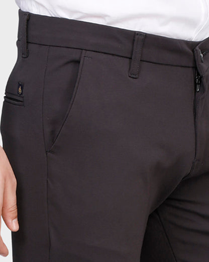 Men's Brown Slim Fit Pant