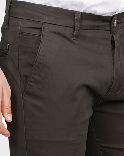 Men's Shadow Grey Slim Fit Pant