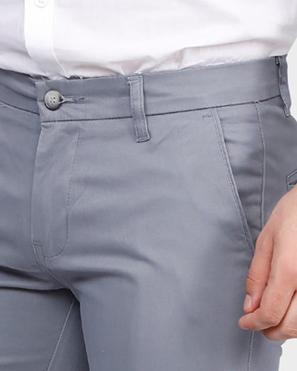 Men's Light Blue Fit Pant